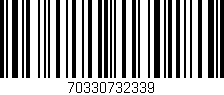 Código de barras (EAN, GTIN, SKU, ISBN): '70330732339'