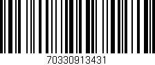 Código de barras (EAN, GTIN, SKU, ISBN): '70330913431'