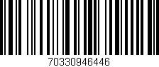 Código de barras (EAN, GTIN, SKU, ISBN): '70330946446'
