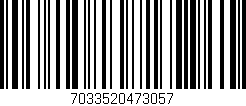 Código de barras (EAN, GTIN, SKU, ISBN): '7033520473057'