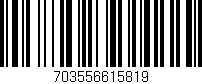 Código de barras (EAN, GTIN, SKU, ISBN): '703556615819'