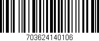 Código de barras (EAN, GTIN, SKU, ISBN): '703624140106'
