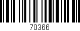 Código de barras (EAN, GTIN, SKU, ISBN): '70366'