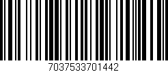 Código de barras (EAN, GTIN, SKU, ISBN): '7037533701442'
