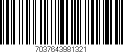 Código de barras (EAN, GTIN, SKU, ISBN): '7037643981321'