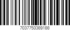 Código de barras (EAN, GTIN, SKU, ISBN): '7037750389188'