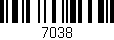 Código de barras (EAN, GTIN, SKU, ISBN): '7038'