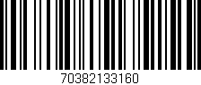 Código de barras (EAN, GTIN, SKU, ISBN): '70382133160'