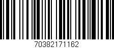 Código de barras (EAN, GTIN, SKU, ISBN): '70382171162'
