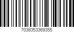 Código de barras (EAN, GTIN, SKU, ISBN): '7038353369355'