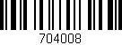 Código de barras (EAN, GTIN, SKU, ISBN): '704008'