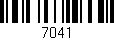 Código de barras (EAN, GTIN, SKU, ISBN): '7041'