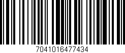 Código de barras (EAN, GTIN, SKU, ISBN): '7041016477434'