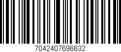 Código de barras (EAN, GTIN, SKU, ISBN): '7042407696632'