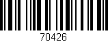 Código de barras (EAN, GTIN, SKU, ISBN): '70426'