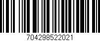 Código de barras (EAN, GTIN, SKU, ISBN): '704298522021'