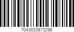 Código de barras (EAN, GTIN, SKU, ISBN): '7043033973296'