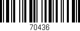 Código de barras (EAN, GTIN, SKU, ISBN): '70436'