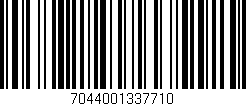 Código de barras (EAN, GTIN, SKU, ISBN): '7044001337710'