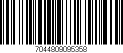 Código de barras (EAN, GTIN, SKU, ISBN): '7044809095358'