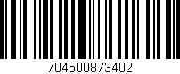 Código de barras (EAN, GTIN, SKU, ISBN): '704500873402'