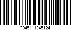 Código de barras (EAN, GTIN, SKU, ISBN): '7045111345124'