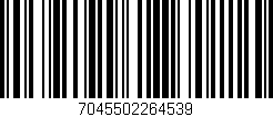 Código de barras (EAN, GTIN, SKU, ISBN): '7045502264539'