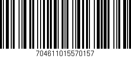Código de barras (EAN, GTIN, SKU, ISBN): '704611015570157'