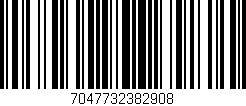 Código de barras (EAN, GTIN, SKU, ISBN): '7047732382908'