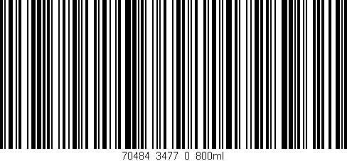Código de barras (EAN, GTIN, SKU, ISBN): '70484_3477_0_800ml'
