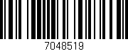 Código de barras (EAN, GTIN, SKU, ISBN): '7048519'