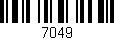 Código de barras (EAN, GTIN, SKU, ISBN): '7049'