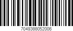 Código de barras (EAN, GTIN, SKU, ISBN): '7049388052006'