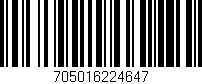 Código de barras (EAN, GTIN, SKU, ISBN): '705016224647'