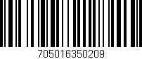 Código de barras (EAN, GTIN, SKU, ISBN): '705016350209'