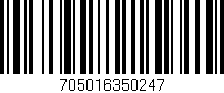 Código de barras (EAN, GTIN, SKU, ISBN): '705016350247'