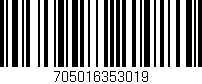 Código de barras (EAN, GTIN, SKU, ISBN): '705016353019'
