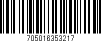Código de barras (EAN, GTIN, SKU, ISBN): '705016353217'