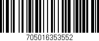 Código de barras (EAN, GTIN, SKU, ISBN): '705016353552'