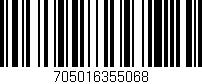 Código de barras (EAN, GTIN, SKU, ISBN): '705016355068'