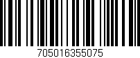Código de barras (EAN, GTIN, SKU, ISBN): '705016355075'