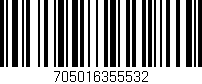 Código de barras (EAN, GTIN, SKU, ISBN): '705016355532'