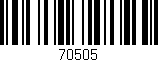 Código de barras (EAN, GTIN, SKU, ISBN): '70505'