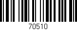 Código de barras (EAN, GTIN, SKU, ISBN): '70510'