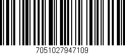Código de barras (EAN, GTIN, SKU, ISBN): '7051027947109'
