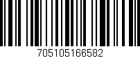 Código de barras (EAN, GTIN, SKU, ISBN): '705105166582'
