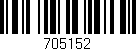 Código de barras (EAN, GTIN, SKU, ISBN): '705152'