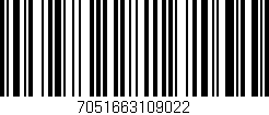 Código de barras (EAN, GTIN, SKU, ISBN): '7051663109022'