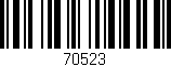 Código de barras (EAN, GTIN, SKU, ISBN): '70523'
