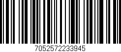 Código de barras (EAN, GTIN, SKU, ISBN): '7052572233945'